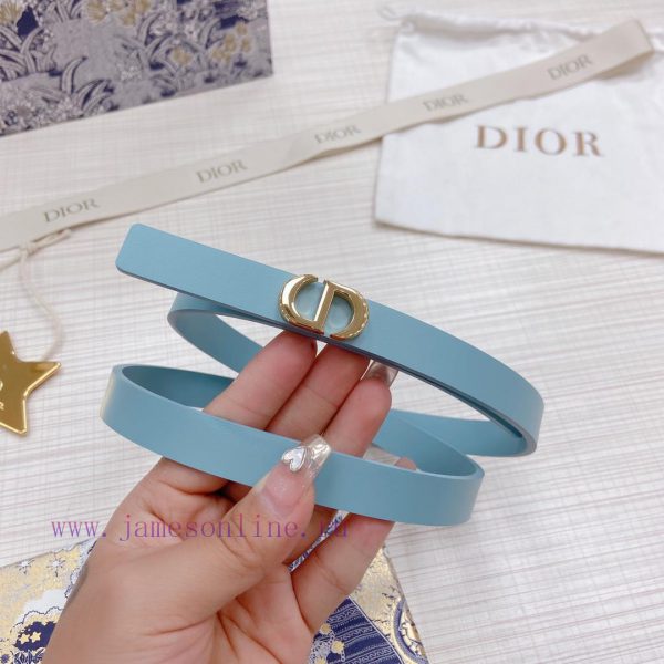 Comes with a complete gift box1.5cm official website new Dior belt double-sided plain weave, wv6dmg7y - Image 3