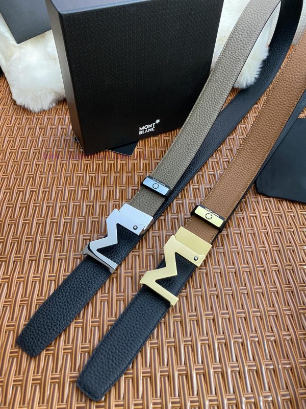 MontblancMaterial: Leather Belt with 100% Head Layer. The leather belt is guaranteed to be g i3jw71js