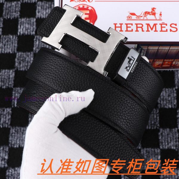 Men's belt HermesMen's leather belt is made of 100% head layer cowhide, ensuring that the 24 eklzaull