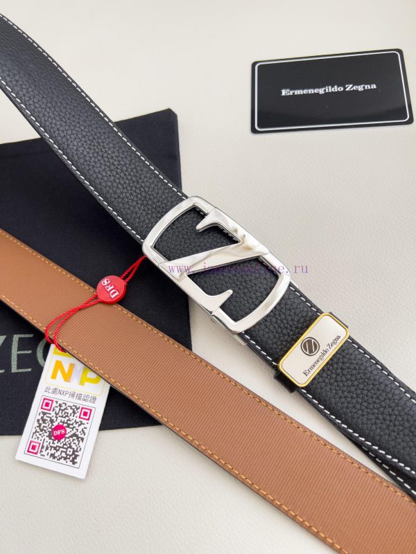 Jenny Ermenegido Zelma. Belt Automatic BeltPure steel material automatic buckle, top layer c 9q2c5phr - Image 5